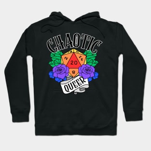 Chaotic Queer | D&D Pride Alignment Hoodie